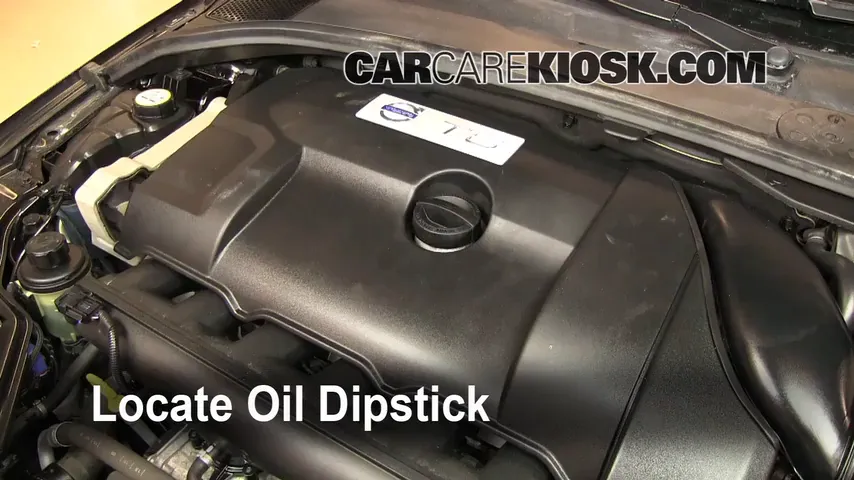 2010 Volvo S80 T6 3.0L 6 Cyl. Turbo Oil Check Oil Level